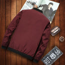 Men Casual Fashion Jacket (Color:Green Size:XXXL)