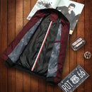 Men Casual Fashion Jacket (Color:Green Size:XXXL)