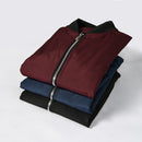 Men Casual Fashion Jacket (Color:Green Size:XXXL)