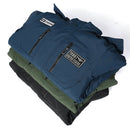 Men Long Style Warm Cotton Clothing (Color:Army Green Size:XXXL)