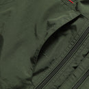 Men Sleeveless Stand Collar Loose Vest Multi-pockets Vest (Color:Khaki Size:6XL)