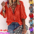 Fashion Loose Women Blouse (Color:Purple Size:XXXL)
