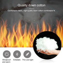 Men and Women Intelligent Constant Temperature USB Heating Hooded Cotton Clothing Warm Jacket (Color:Black Size:XL)