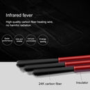 Men and Women Intelligent Constant Temperature USB Heating Hooded Cotton Clothing Warm Jacket (Color:Light Grey Size:M)