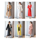 Women Hooded Sunscreen Mid-length Chiffon Cardigan (Color:White Size:M)
