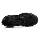 Jiefu Anti Smashing, Anti Piercing, Waterproof And Oil Resistant Electric Welding High Top Safety Shoes (Color:Black Size:43)