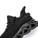 Jiefu Breathable Flying Fabric Anti Smashing And Anti Piercing Insulating Safety Shoes (Color:Black Size:37)