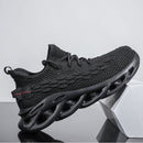Jiefu Breathable Flying Fabric Anti Smashing And Anti Piercing Insulating Safety Shoes (Color:Black Size:38)