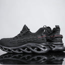 Jiefu Breathable Flying Fabric Anti Smashing And Anti Piercing Insulating Safety Shoes (Color:Black Size:42)