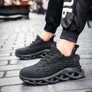 Jiefu Breathable Flying Fabric Anti Smashing And Anti Piercing Insulating Safety Shoes (Color:Black Size:48)