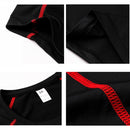 Fitness Running Training Suit Stretch Quick Dry Tight Short Sleeve T-shirt (Color:Wine Red Size:M)