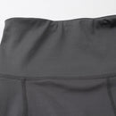 High Waist Yoga Slant Pocket Exercise Quick Dry Tight Elastic Fitness Shorts (Color:Wine Red Size:S)