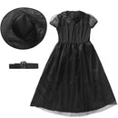 Black Gauze Little Witch Costume, Halloween Cosplay Witch Costume (Color:Black Size:M)