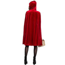 Little Red Riding Hood Costume For Adults Cosplay (Color:Red Size:XL)
