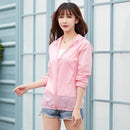 Lovers Hooded Outdoor Windproof And UV Proof Sun Proof Clothes (Color:Pink Size:XXL)