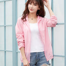 Lovers Hooded Outdoor Windproof And UV Proof Sun Proof Clothes (Color:Pink Size:XXL)