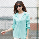 Lovers Hooded Outdoor Windproof And UV Proof Sun Proof Clothes (Color:Light Green Size:XXXXL)