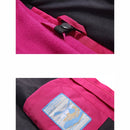 Ladys Detachable 3 in 1 Pair Of Waterproof, Windproof, Warm And Breathable Couples Stormsuit (Color:Cherry Pink Size:L)
