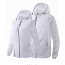 Ladys Outdoor UV Proof Breathable Lightweight UPF 70+ Couples Sun Proof Clothes (Color:White Size:XXXL)
