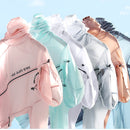 Ladys Outdoor UV Proof Breathable Lightweight UPF 70+ Couples Sun Proof Clothes (Color:Beige Size:M)