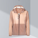 Ladys Outdoor UV Proof Breathable Lightweight UPF 70+ Couples Sun Proof Clothes (Color:Brown Size:M)