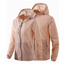Ladys Outdoor UV Proof Breathable Lightweight UPF 70+ Couples Sun Proof Clothes (Color:Brown Size:L)