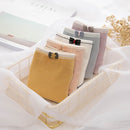 6 PCS Bowknot Morandi Simple Girly Cotton Panties (Color:Shrimp Powder Size:XXL)