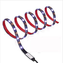 YWXLight 5m USB SMD 5050 Blackboard RGB Colorful TV Background Decorative LED Strip with 24 Keys Controller