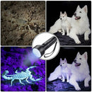 YWXLight 51 LEDs 395nm UV LED Flashlight, Support Detect Pet Urine