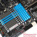 Professional SFF-8482 SAS to SATA 180 Degrees Angle Adapter for Motherboard