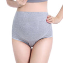 3 PCS Pure Color Large Size Breathable High Waist Belly Lift Adjustable Maternity Panties (Color:Pink Size:M)