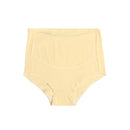 3 PCS Pure Color Large Size Breathable High Waist Belly Lift Adjustable Maternity Panties (Color:Yellow Size:L)
