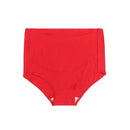 3 PCS Pure Color Large Size Breathable High Waist Belly Lift Adjustable Maternity Panties (Color:Red Size:M)