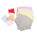 3 PCS Pure Color Large Size Breathable High Waist Belly Lift Adjustable Maternity Panties (Color:Red Size:M)