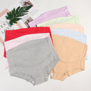 3 PCS Pure Color Large Size Breathable High Waist Belly Lift Adjustable Maternity Panties (Color:Red Size:M)
