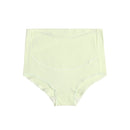 3 PCS Pure Color Large Size Breathable High Waist Belly Lift Adjustable Maternity Panties (Color:Green Size:XXXXXL)
