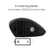 Battery Version Wireless Mouse Vertical 2.4GHz Optical Mouse (Black)