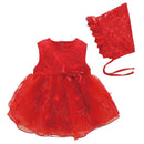 Baby Sleeveless Mesh Dress (Color:White Size:3M)