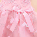 Baby Sleeveless Mesh Dress (Color:White Size:3M)