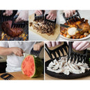 2 PCS Bear Claw Shaped Barbecue Fork Chicken Shredded Hand Anti-skid Creative Kitchen Fork Claw Meat Claw Splitter