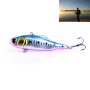 HENGJIA VI026 7cm/24g Full Swimming Layer Plastic Hard Baits Fishing Lures Set Tackle Baits, Bagged (3