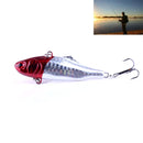 HENGJIA VI026 7cm/24g Full Swimming Layer Plastic Hard Baits Fishing Lures Set Tackle Baits, Bagged (4