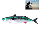 HENGJIA SO301 29cm 65g Ocean Boat Fishing Tuna Lure 28cm Soft Fish Long Shot Fishing Gear Lure Empty Stomach Bait Fishing Tackle (D)