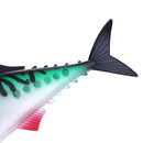 HENGJIA SO301 29cm 65g Ocean Boat Fishing Tuna Lure 28cm Soft Fish Long Shot Fishing Gear Lure Empty Stomach Bait Fishing Tackle (D)