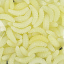 HENGJIA SO106 50 PCS 20mm Simulation Bread Bait Worms Crescent Soft Bait Horseback Fish Worm Bait Fishing Gear (Beige)