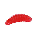 HENGJIA SO106 50 PCS 20mm Simulation Bread Bait Worms Crescent Soft Bait Horseback Fish Worm Bait Fishing Gear (Red)