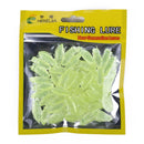 HENGJIA SO104 50 PCS 2.5cm/0.6g Insect Cricket Shaped Carp Simulation Bait Soft Bait for Fishing (Beige)