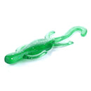 HENGJIA SO103 10 PCS 5cm/1g Gecko Shaped Simulation Fish Bait Soft Bait for Fishing (Green)
