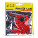HENGJIA SO103 10 PCS 5cm/1g Gecko Shaped Simulation Fish Bait Soft Bait for Fishing (Red)