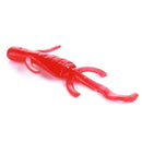 HENGJIA SO103 10 PCS 5cm/1g Gecko Shaped Simulation Fish Bait Soft Bait for Fishing (Red)